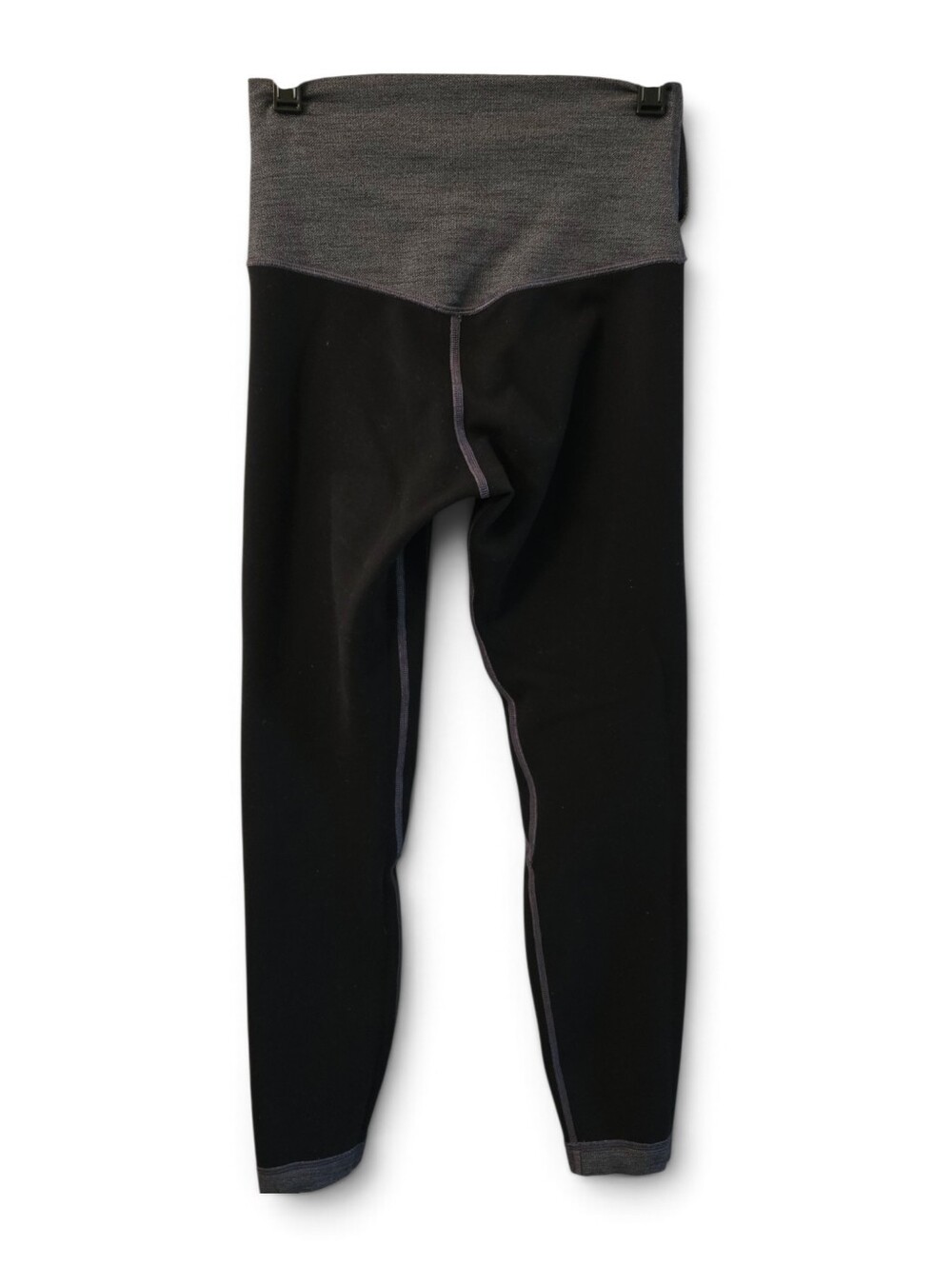 Lululemon Leggings Gray Black Lined Size 4 - Picture 7 of 12